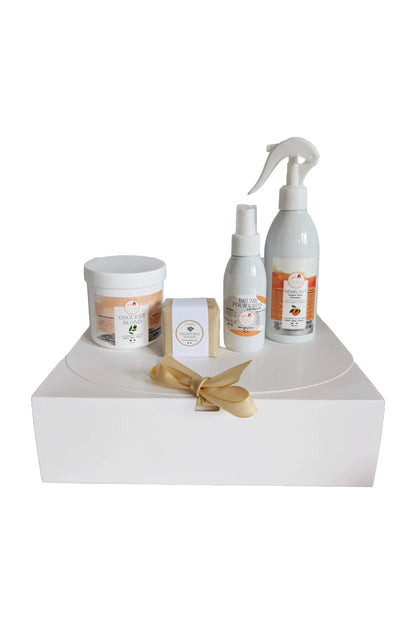 Coffret Découverte – Démêlant + Onguent + Shampoing solide + Brume pour Crins La Fabrique du Cavalier